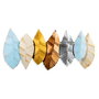Wallity Hornbeam 4 Escultura de Pared de Metal Multicolor